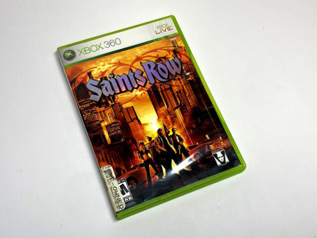 RARE! 2006 SAINTS ROW Xbox 360 Video Game = Official Promo Art