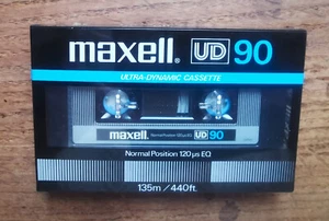 MAXELL UD I 90 TYPE I LEERKASSETTE TAPE K7 (VERSIEGELT) - Bild 1 von 3
