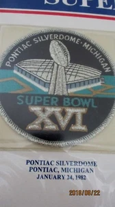 Parche 49ERS vs Bengals Willabee & Ward 1982 Super Bowl XVI (16) NFL - Imagen 1 de 3