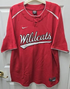 Nike Wildcats Red Mesh Shirt Large - Picture 1 of 2