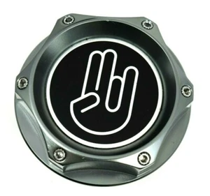 VMS RACING MAZDA MIATA SHOCKER BILLET GUNMETAL ENGINE CUSTOM OIL FILLER CAP JDM - Picture 1 of 1