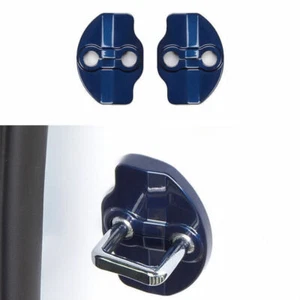 Ajuste para Tesla Modelo X 2016-2021 Azul ABS Hebilla de Puerta Protección Cubierta Borde 2 Piezas - Imagen 1 de 5