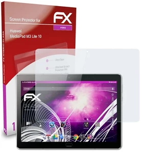 atFoliX Glass Protector for Huawei MediaPad M3 Lite 10 9H Hybrid-Glass - Picture 1 of 8