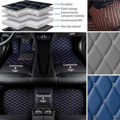 For Kia Amanti 2003-2010 Car Floor Mats Waterproof Carpets Auto Mats Liners - Image 1 of 4