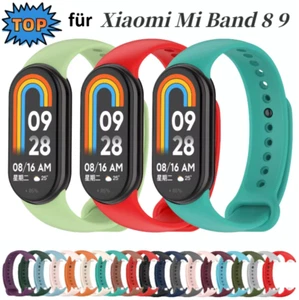 Xiaomi Mi Band 9 Ersatzband Silikon Armband Original MiBand 9 bunt Auswahl - Bild 1 von 5