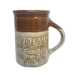 Taza de cerámica de colección Heritage Canada H-10 fogata caldero para cocinar maderas para acampar - Imagen 1 de 9