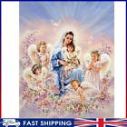 ~ DIY Full Round Drill Diamond Painting 5D Virgin and Angels Poster Kit