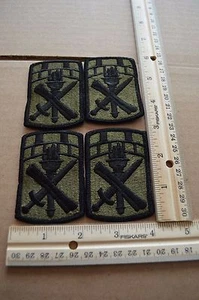 Lot of 4 US Army 351st Civil Affairs Brigade Subdued Embroidered Unit Patches - Picture 1 of 2