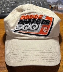 Vintage Dodge Charger 500 Beige Racing Baseball Hat Cap Men's #TP - Picture 1 of 3