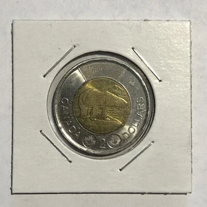 2015 Polar Bear Canada $2 Dollars Toonie - Circulated - Bild 1 von 3