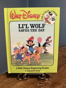 L'il Wolf Saves The Day Book 1986 Disney Fun-To-Read Library Volume 16 - Imagen 1 de 8
