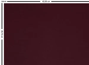 Lammnappa Mahagonibraun Lederstück A3 (42cm x 30cm) Bastelleder Lederreste - Bild 1 von 3