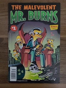 MALEVOLENT MR BURNS #1 BONGO SIMPSONS COMICS 2013 - Imagen 1 de 3