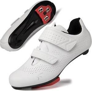 Zapatos de ciclismo para hombre y mujer compatibles con tacos Delta de bicicleta de carretera Peloton talla 37 - Imagen 1 de 10