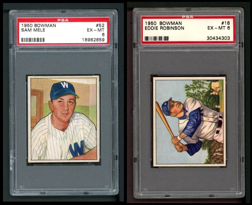 1950 Bowman Washington Senators Team Set 6 - EX/MT 7129612 - Image 1 of 2