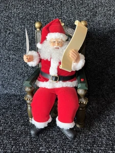 Musical vintage Holiday Time Christmas Wish Santa Synchro-motion 13514 probado - Imagen 1 de 16