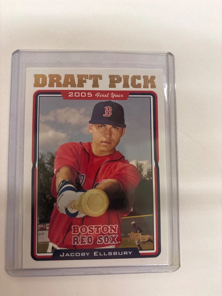 2005 Topps Updates & Highlights JACOBY ELLSBURY Rookie Draft Pick #UH317 Red Sox - Image 1 of 1