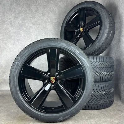 Winterräder Cayenne E3-II Coupé 22" Original Exclusive Design Felgen 9Y0044643R - Bild 1 von 4