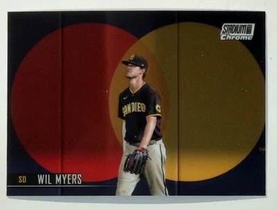 2021 Stadium Club Chrome #144 Wil Myers San Diego Padres Baseball - Image 1 of 2