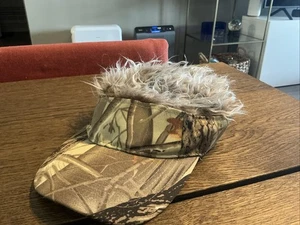 Herren Flair Haar Sonnenblende Kappe mit Kunsthaar Perücke Baseball Schirmmütze Kappe - Bild 1 von 18