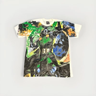 Giant Tag By Teejays Victor Von Dr Doom Bootleg White T Shirt Men’s Size Large - Image 1 of 3