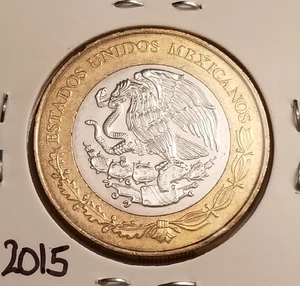 Mexico 20 Pesos 2015, Generalissimo Jose Maria Morelos Pavon Bicentennial Death. - Picture 1 of 1