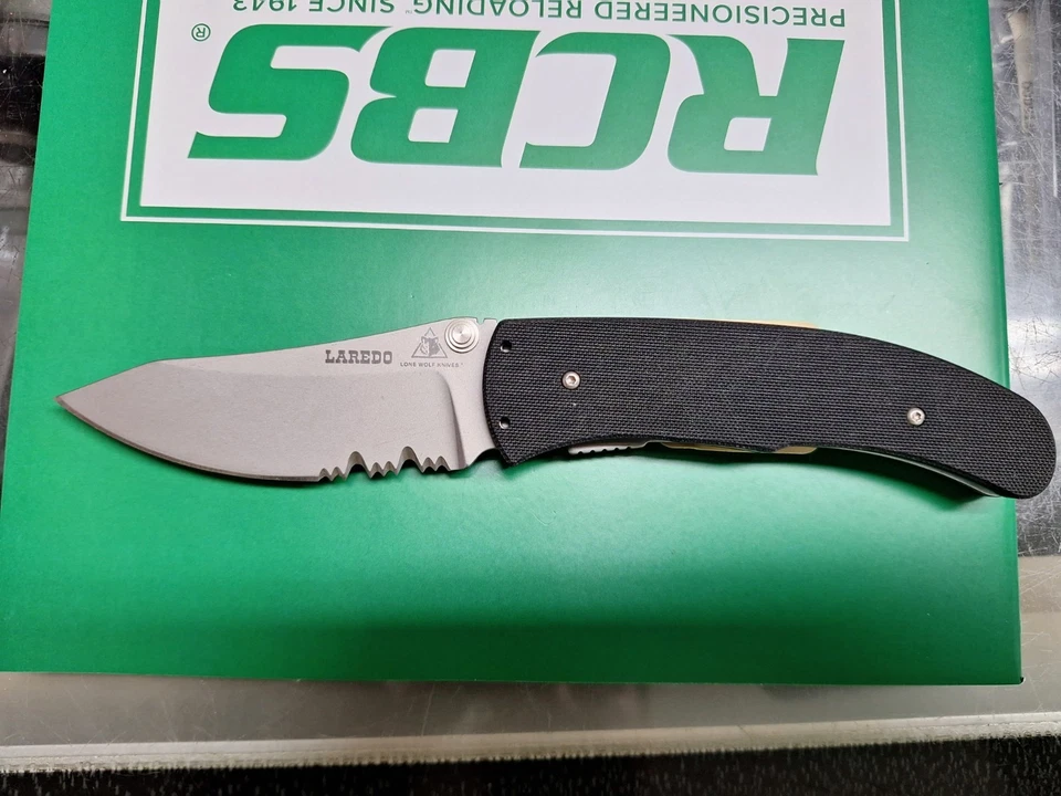 Benchmade Lone Wolf Laredo Linerlock очень редкий винтажный нож S30v снят с производства  - Изображение 1 из 2