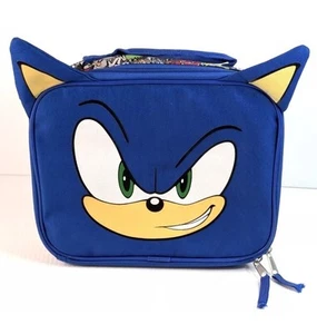New Sonic Kids Insulated Lunch Bag Lunchbox Hedgehog School Travel Soft Sided - Picture 1 of 6