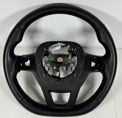 Volante Acura ADX A-Spec 2025 OEM cuero negro con molduras costuras rojas Foto 1 de 4