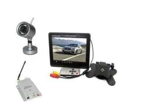 KIT VIDEOSORVEGLIANZA COMPLETO TELECAMERA INFRAROSSI WIRELESS + MONITOR - Foto 1 di 1