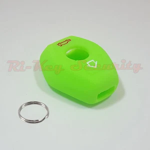 Funda protectora de goma verde brillante cubierta de silicona chaqueta de revestimiento para llave remota BMW - Imagen 1 de 6