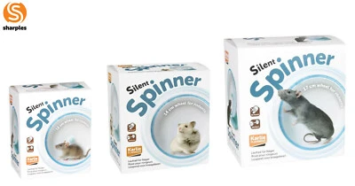 SHARPLES SILENT SPINNER WHEEL SMALL ANIMAL HAMSTER RAT EXERCISE WHEEL 3 SIZES
