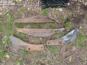 1968 1969 Ford Torino FRONT bumper mount mounting bracket brace set 68 69 - Picture 1 of 24