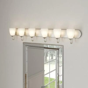 Progress Lighting Gather Collection Six-Light Bath & Vanity - Picture 1 of 2