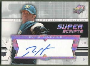 2004 SPx - SuperScripts Young Stars #SU-RH Rich Harden - Oakland Athletics AUTO - Picture 1 of 1