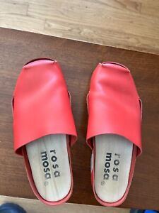 Rosa Mosa clogs. Size 38. Red. Excellent condition. Flexible sole