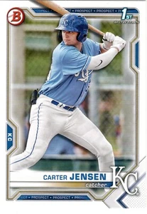 Carter Jensen Kansas City Royals 2021 Bowman Draft 1st Bowman - Imagen 1 de 2