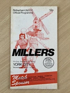 21.12.1976. Rotherham United v York City, (FA Cup 2nd Round, 2nd Replay). - Picture 1 of 2