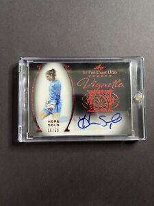 2022 Leaf Hope Solo In The Game Used Sports Vignette Red Auto /50 Team USA
