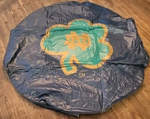 Cubierta de neumático University Notre Dame logotipo ND vinilo azul marino lucha irlandés H1 Indiana - Imagen 1 de 13