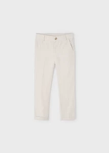 PANTALONE PANTALONI BIMBO MAYORAL 03542 3542 COTONE 93 BEIGE ORIGINALE PE 2024 - Picture 1 of 3