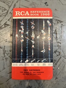 VINTAGE 1966 RCA REFERENCE BOOK - CAPITOL RADIO WHOLESALERS, WASHINGTON DC - Picture 1 of 3