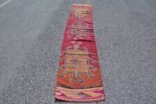 Turkish Rugs, Vintage Rug, Moroccan Rugs, 2.1x11.3 ft Runner Rug, Bedroom Rug