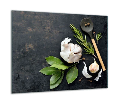 TMK Placas de cubierta de cocina cubierta de vitrocerámica protección contra salpicaduras vidrio 60x52 cm cocina