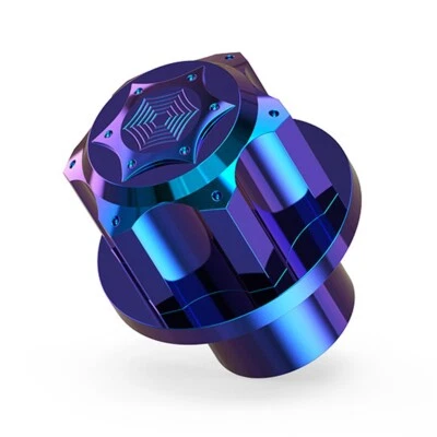 DIY CNC Decorative Key Head Cover Burnt Blue Key Cover Case for Motorcycles - Image 1 of 4