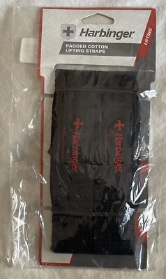 Correas de elevación de algodón acolchadas Harbinger ¡Nuevas! Precintado. Envío gratuito PAN. Foto 1 de 2