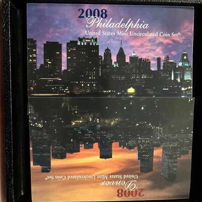 2008 U.S. Mint Uncirculated Coin Set Philadelphia And Denver - Image 1 of 4