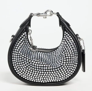 COACH Jonie Bag With Crystal Crossbody ~NWT~ Black CW574 - Picture 1 of 7