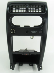 NISSAN XTERRA FRONTIER CENTER DASH RADIO CLIMATE CONTROL VENT BEZEL BLACK 02-04 - Picture 1 of 12