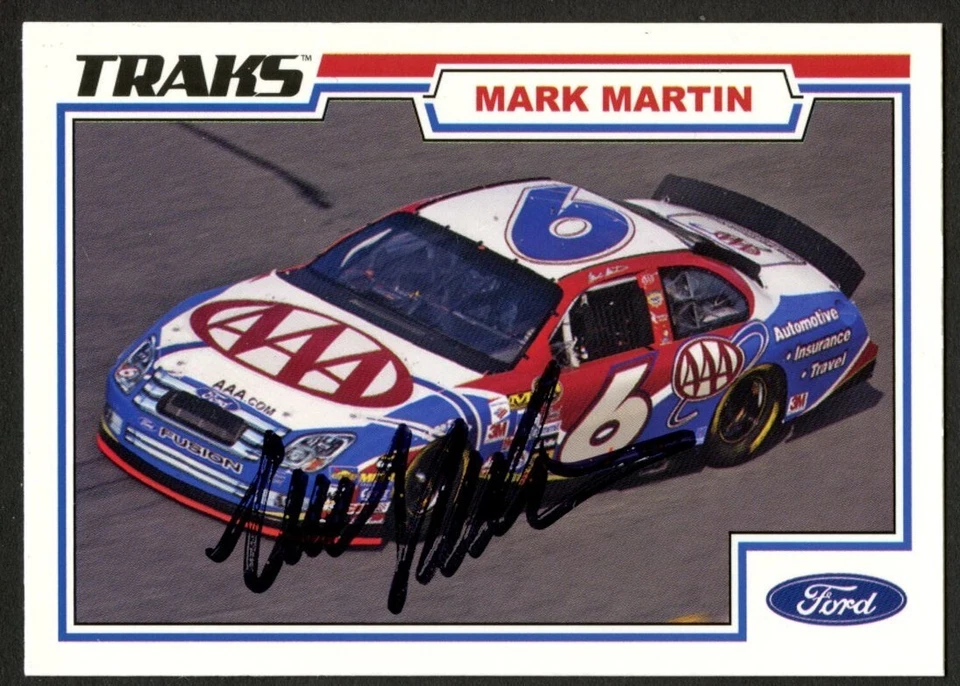 Mark Martin #39 signed autograph auto 2006 TRAKS NASCAR Trading Card - Image 1 of 1